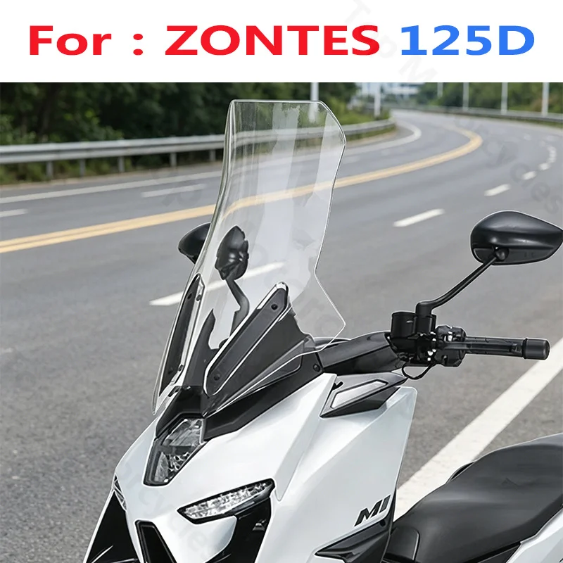 Screen For Zontes ZT125D ZT125T-D 125D 125 D D125 D 125 Motorcycle Touring Windshield Windscreens Wind Deflectors Viser Clear