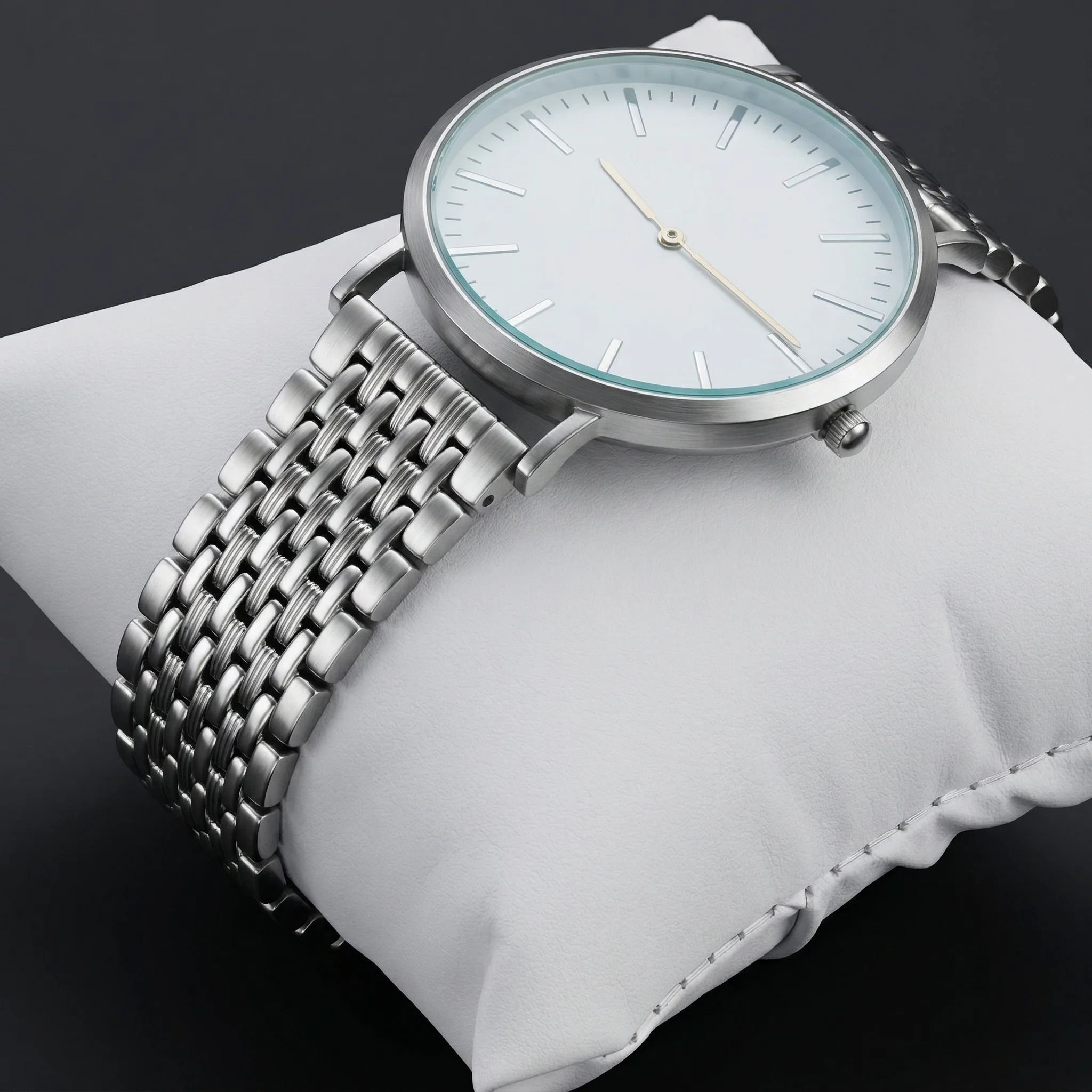 Watch Bracelet 16mm 18mm 20mm 22mm Silver Stainless Steel Watchbands Women Men Solid Wrist Watch Strap Accessories