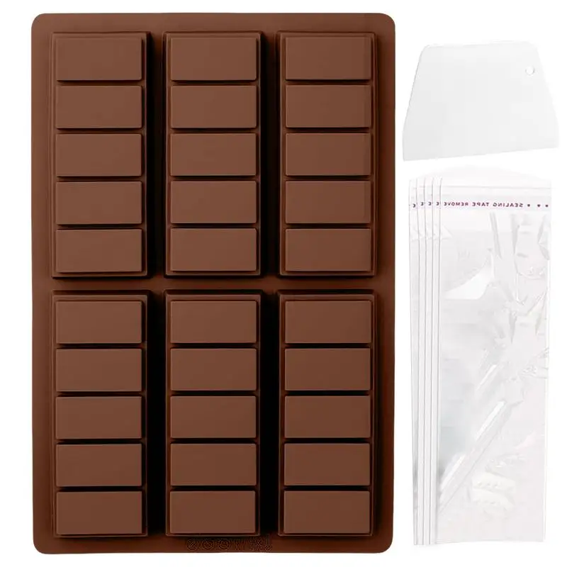 

Dessert Molds For Chocolate Silicone Fondant Making Mold 6-Cavity Chocolate Mold Pans For Baking Candy Chocolate Snacks