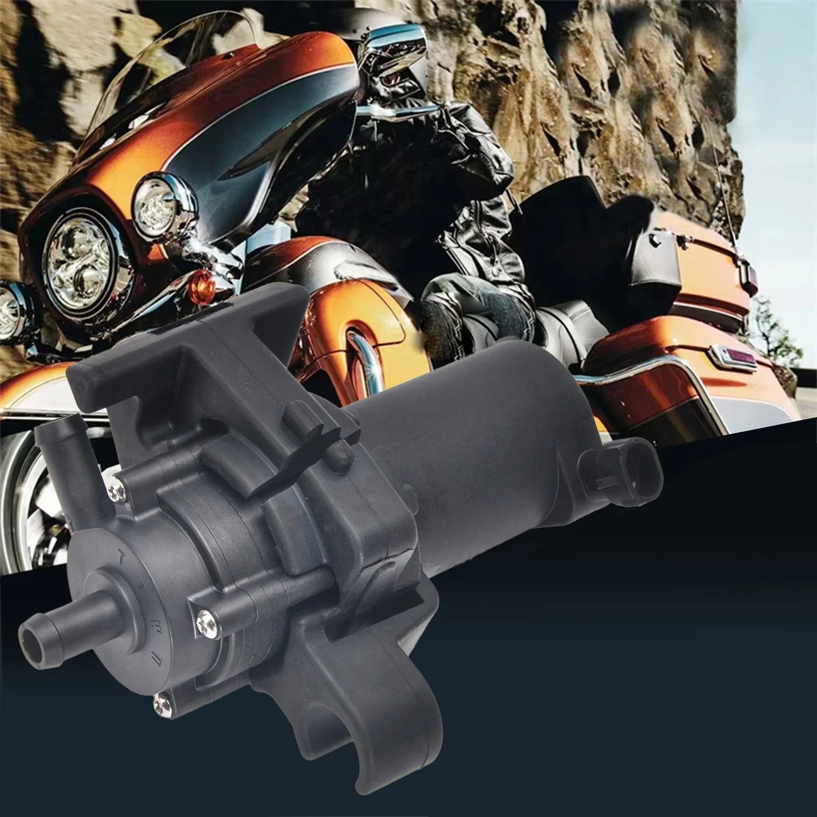 

For Harley-Davidson Street Road Gilde Panical Automatic Cycle Heat Dissipation Cooling Water Pump Radiator 2014-2016 PA66