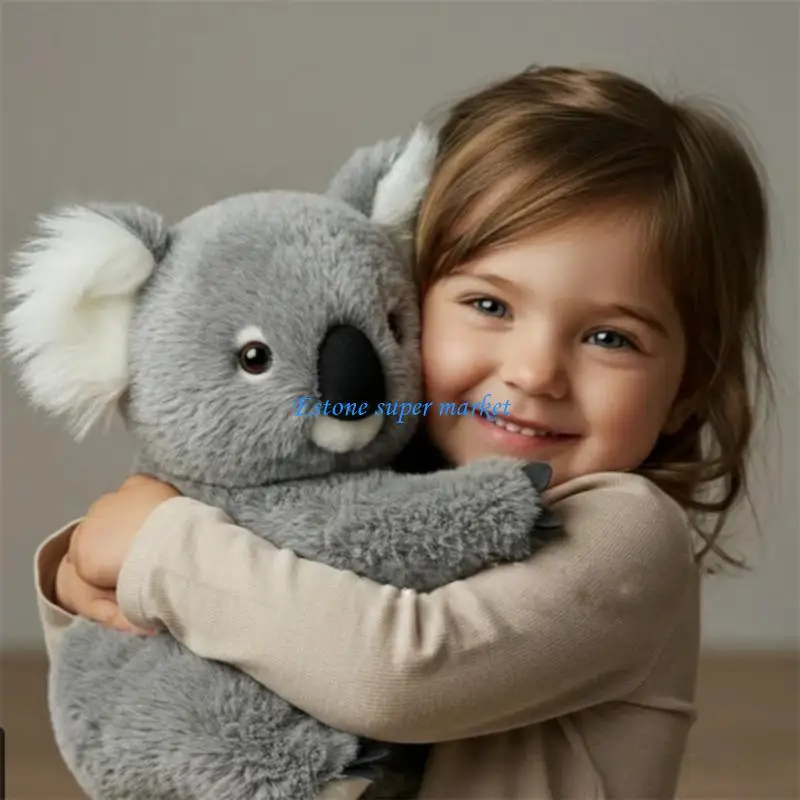 

090B Koala Plush Companion Soft Stuffed Cuddling Doll for Easy Carrying Great for Home Office Travel Emotion Soothing