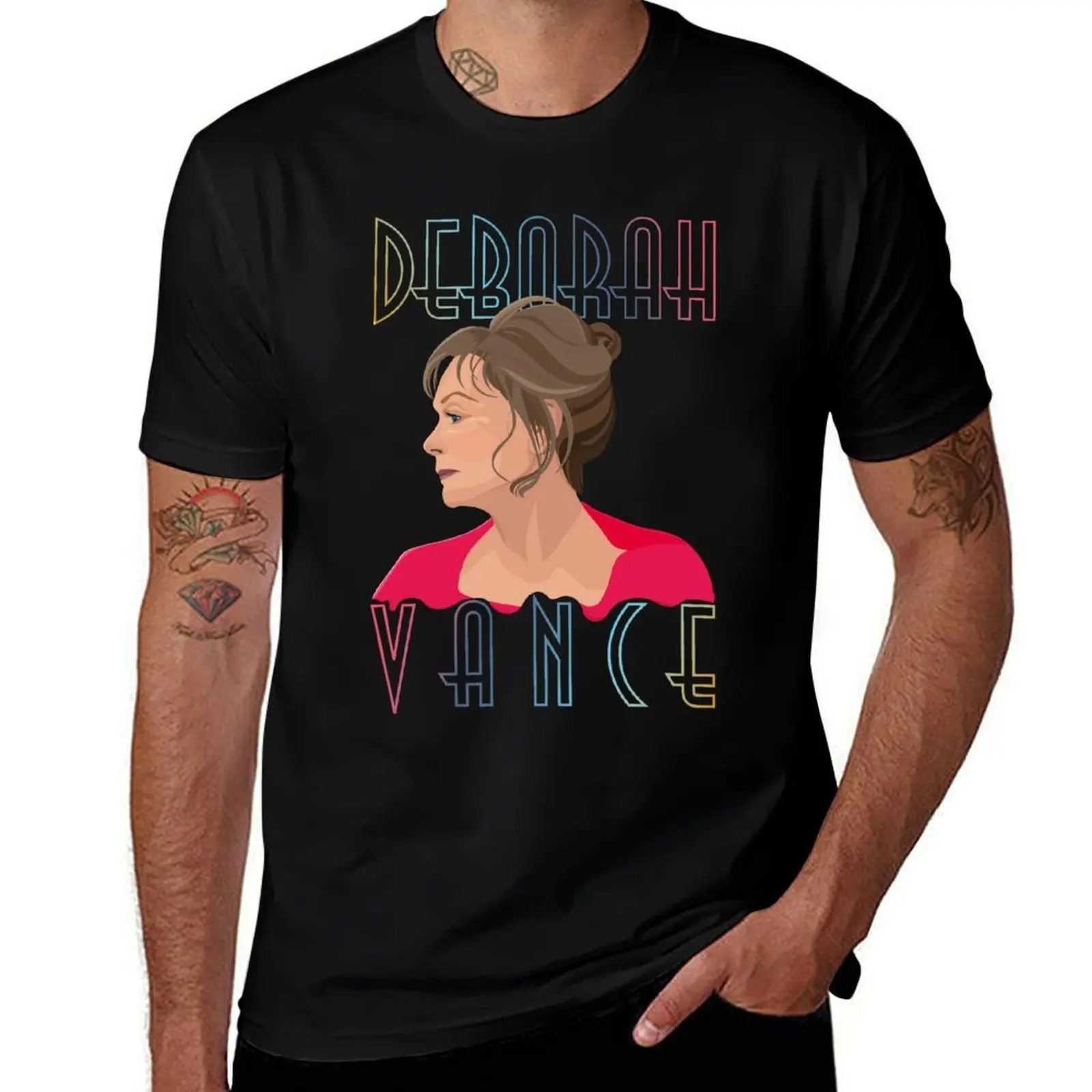 Deborah Vance's Profile T-Shirt Fashion Simple Casual Tee Shirt