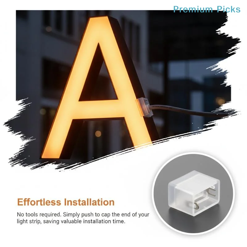 portableLED Strip Lamp Silicone End Caps 50Pcs 220V for 2835 5050 Neon Light Sealing Covers to Prevent Dust Water