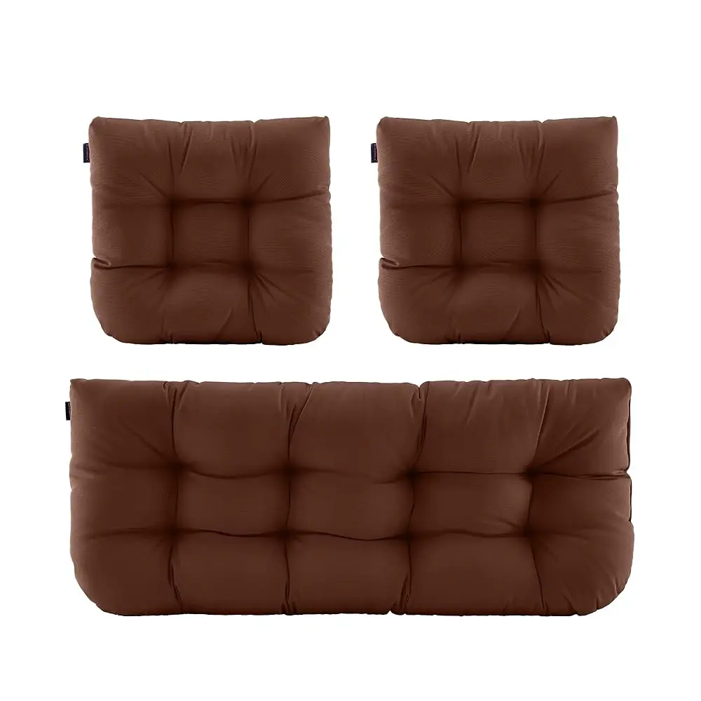 

Outdoor Chair Cushions,3 Pieces Wicker Cushion Set Set,44""X19""X5"",Tufted Loveseat Outdoor Cushions For Patio Furniture All