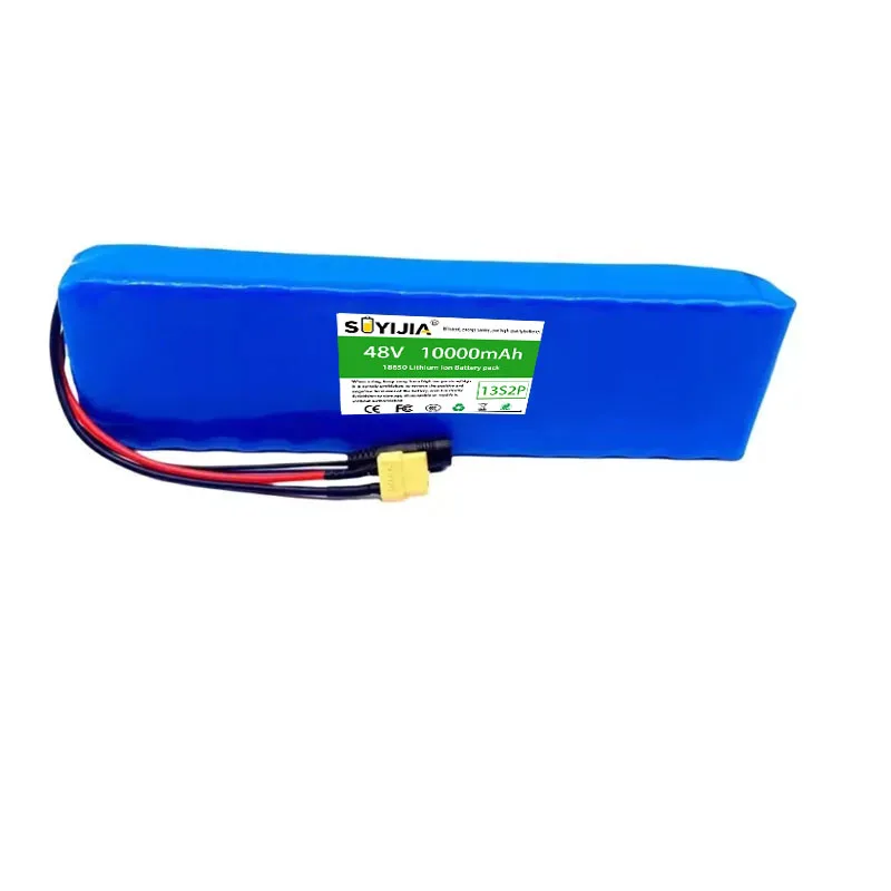 Batterie au Lithium 13S2P, Version améliorée 48V, 10ah, 1000W, adaptée au Scooter électrique M365 avec batterie BMS 18650 intégr
