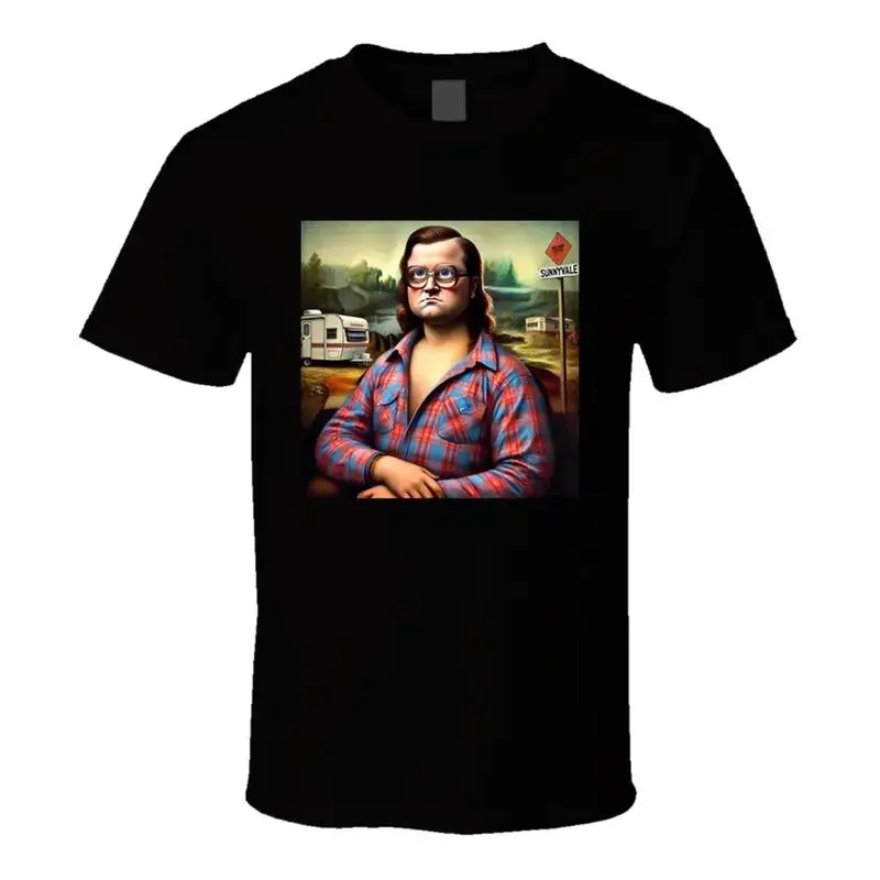 Bubbles Mona Lisa Parody Mashup Funny T Shirt