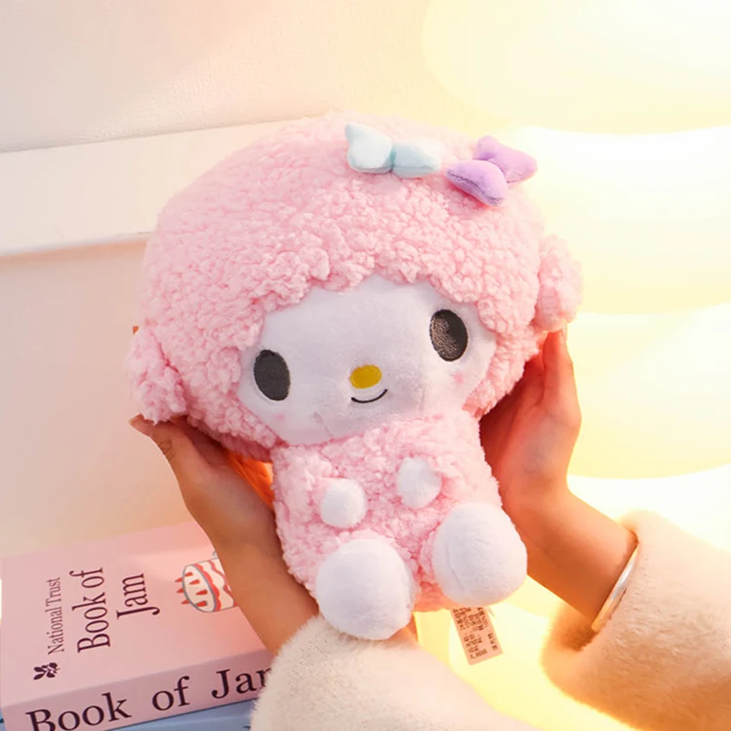 Peluche pianoforte autentico Sanrio Hello Kitty My Melody Kuromi Cinnamoroll Cartoon Student Zaino Decorazione pendente Regalo per ragazza
