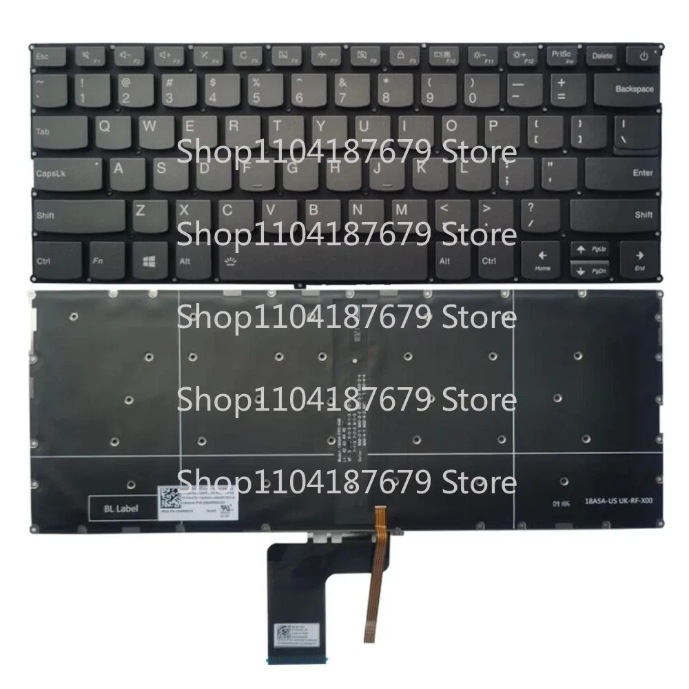 

1pcs for Lenovo V720-14 V720-14IKB V720-14-ISE Black US Keyboard Backlit Laptop