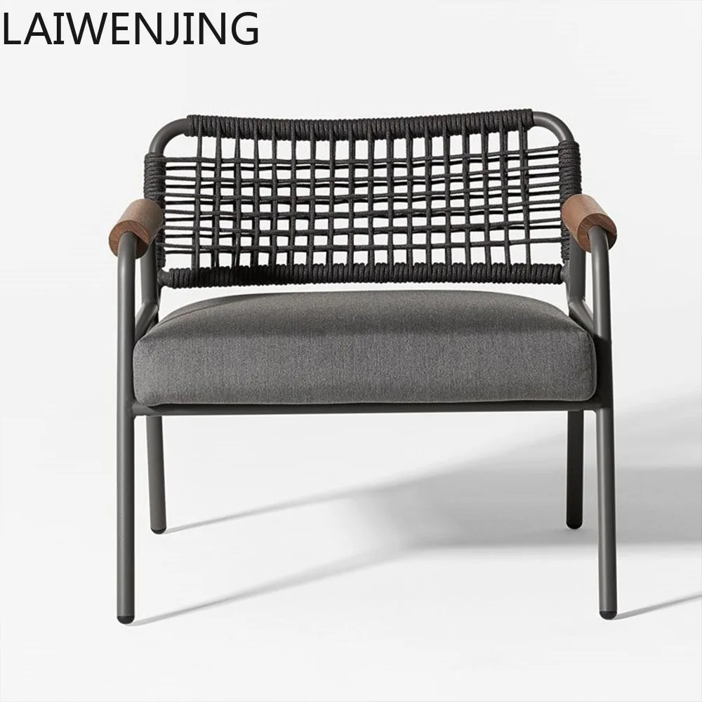 

HLZ outdoor rattan sofa terrace leisure balcony small table and chair coffee table combination