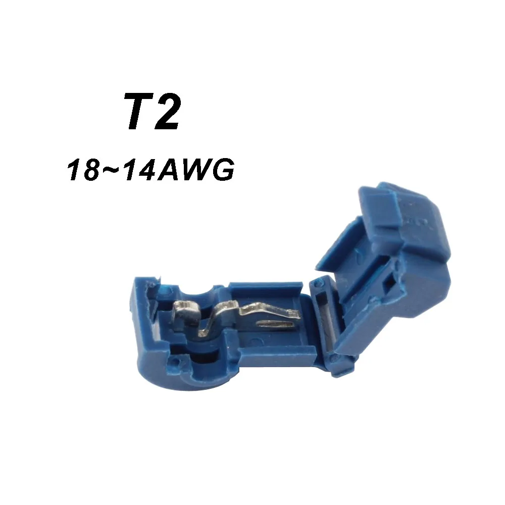 DIANQI سلك كابل موصلات محطات تجعيد قفل لصق سريع سيارة كهربائية الصوت 22-10AWG 0.5 مللي متر-6 مللي متر T1 T2 T5