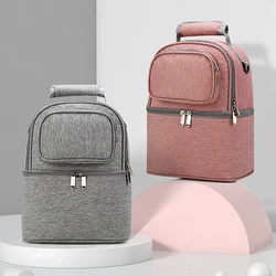 Saco de isolamento para armazenamento de leite, Bomba de peito, Camada refrigeradora de maternidade, Fresh Keeping Baby Food Backpack, Mamadeira para mãe