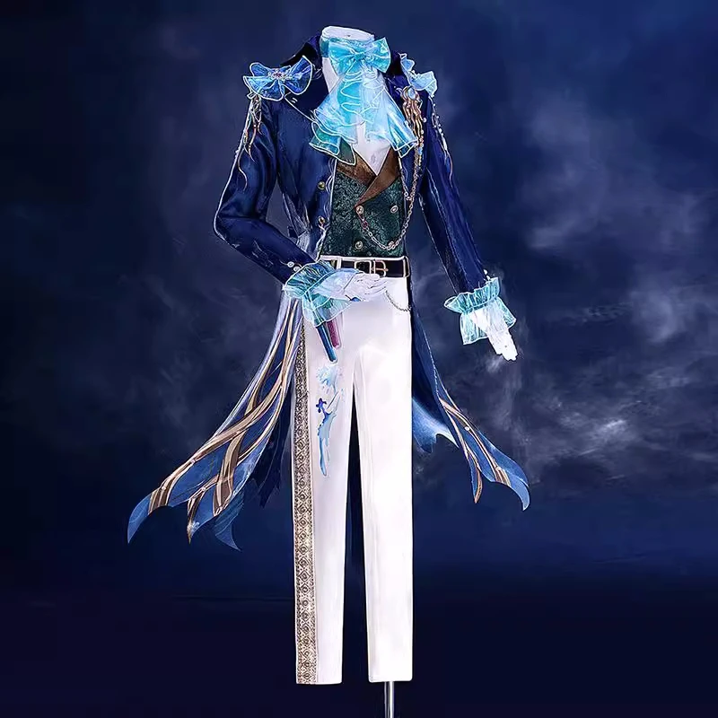 Composer Cosplay Game Identity V Frederick Kreiburg Anime Men Handsome Costume Role Play Clothing Halloween Party Suit Pre-sale