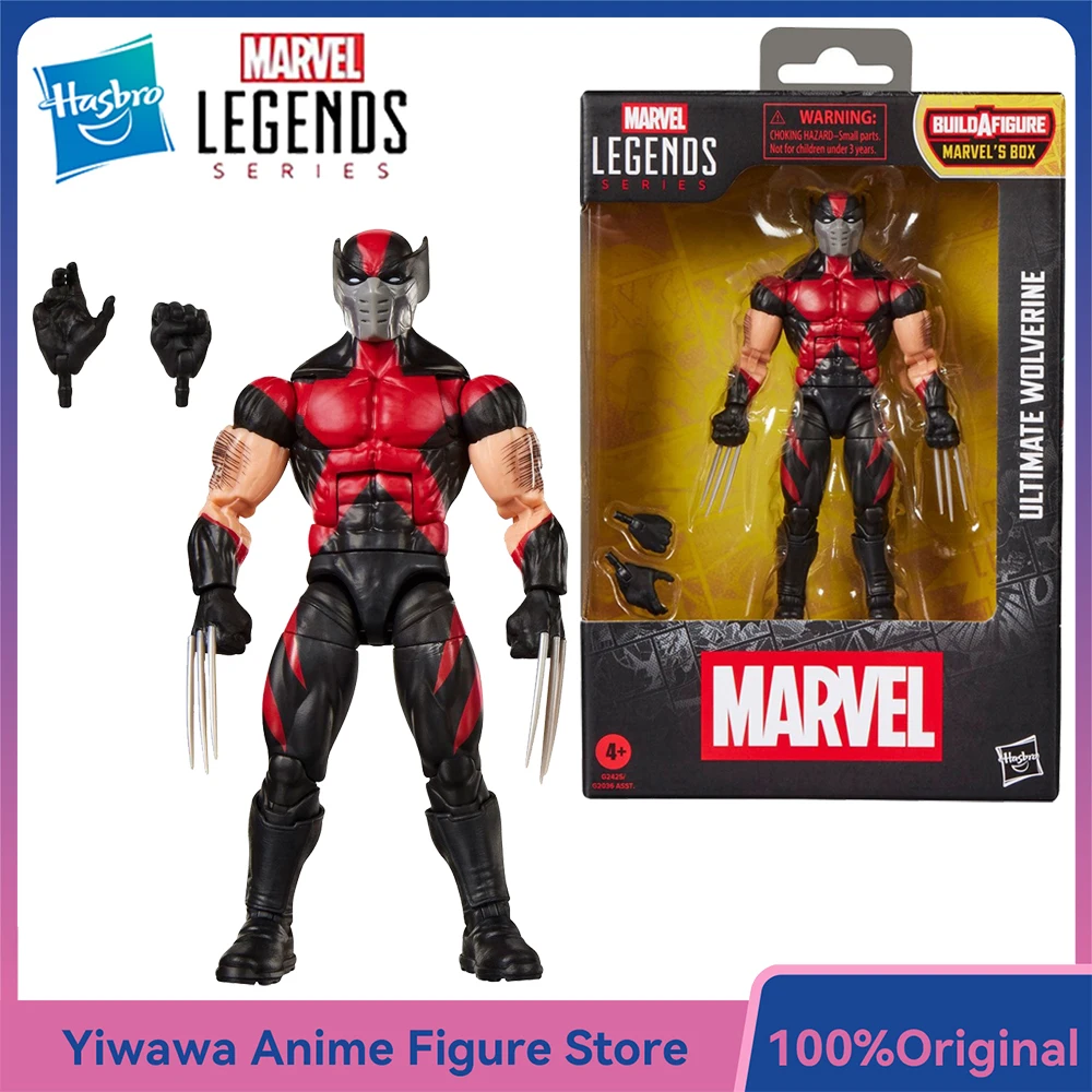 

Оригинальная новая коллекционная фигурка Hasbro Marvel Legends Series Ultimate Wolverine, 6-дюймовая модель, игрушка для коллекционирования.