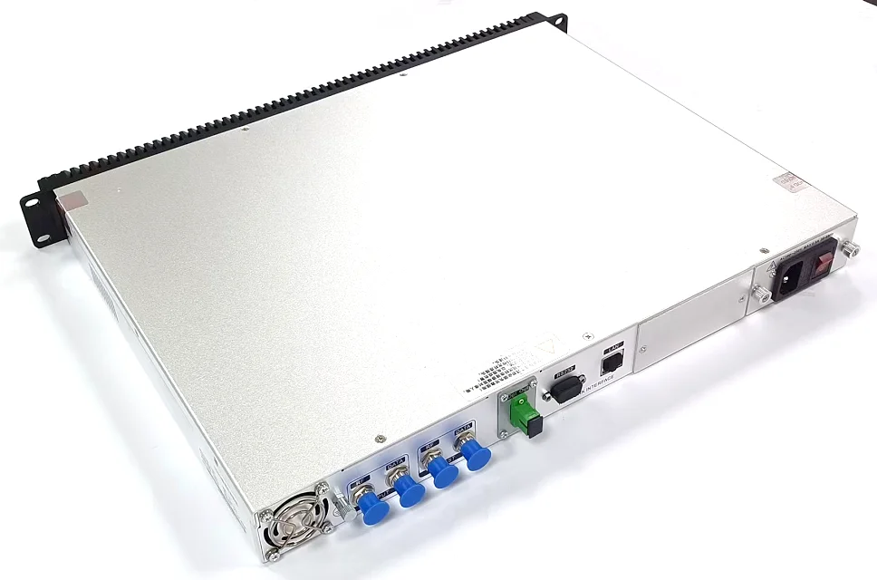 Higher Cost Performance 19"1U 4~31mw 1.2Ghz Catv Optical Transmitter