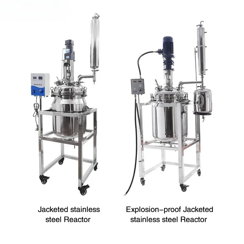 High Quality Stainless Steel Reaction Kettle Jacketed Chemical Reactor With Constant Temperature Control