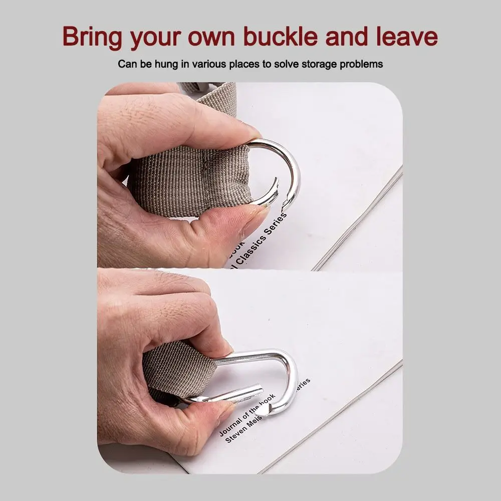 حزام أمتعة ثابت قابل للتعديل، أشرطة بإبزيم معلق مضادة للضياع، حزام تعبئة الأمتعة، مشبك قفل من النايلون متعدد الوظائف #5