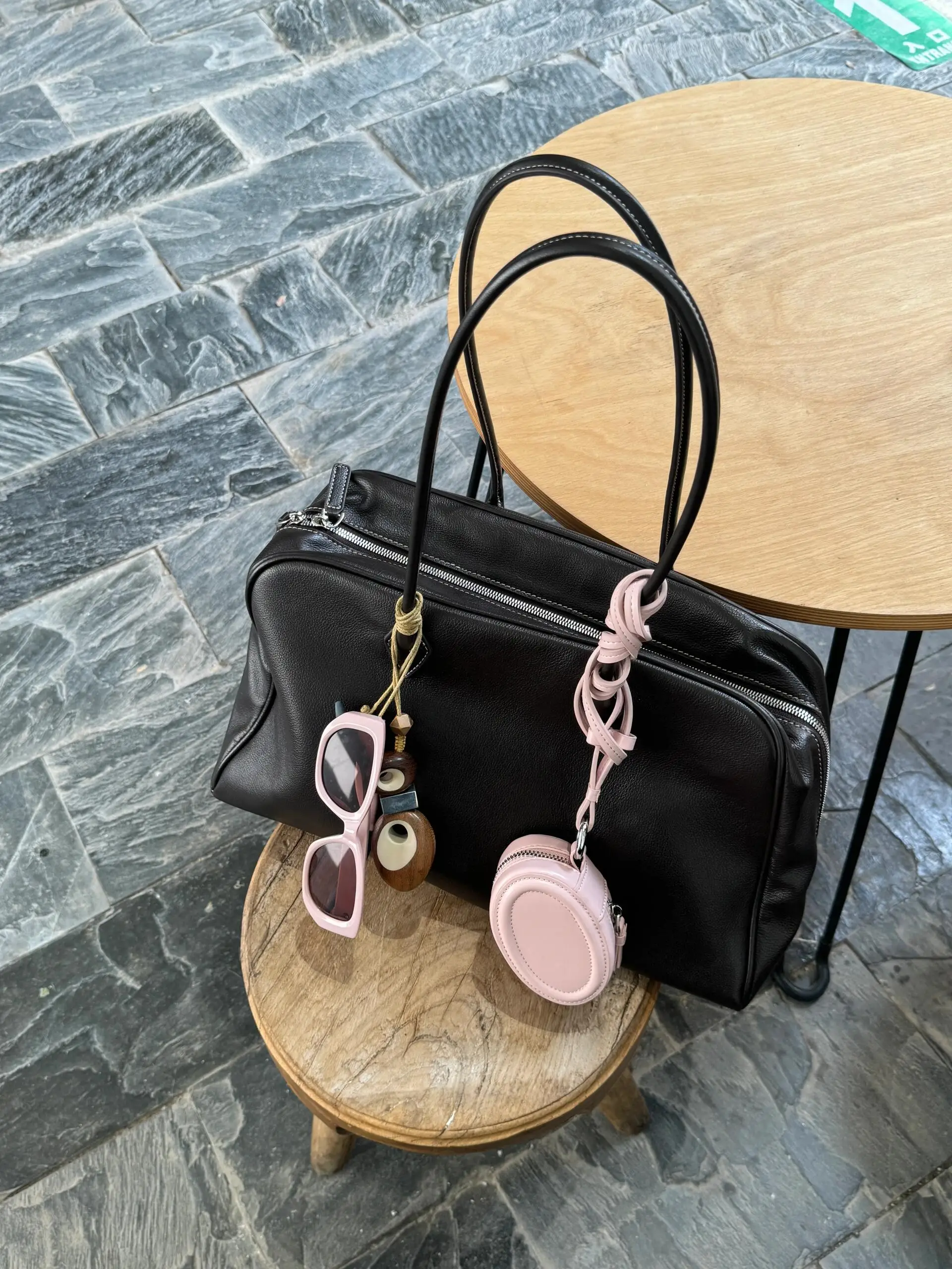 

Осенне-зимняя сумка Boston, женская ручная сумка-мешок, простая дорожная сумка подмышками, модный коврик, женская сумка