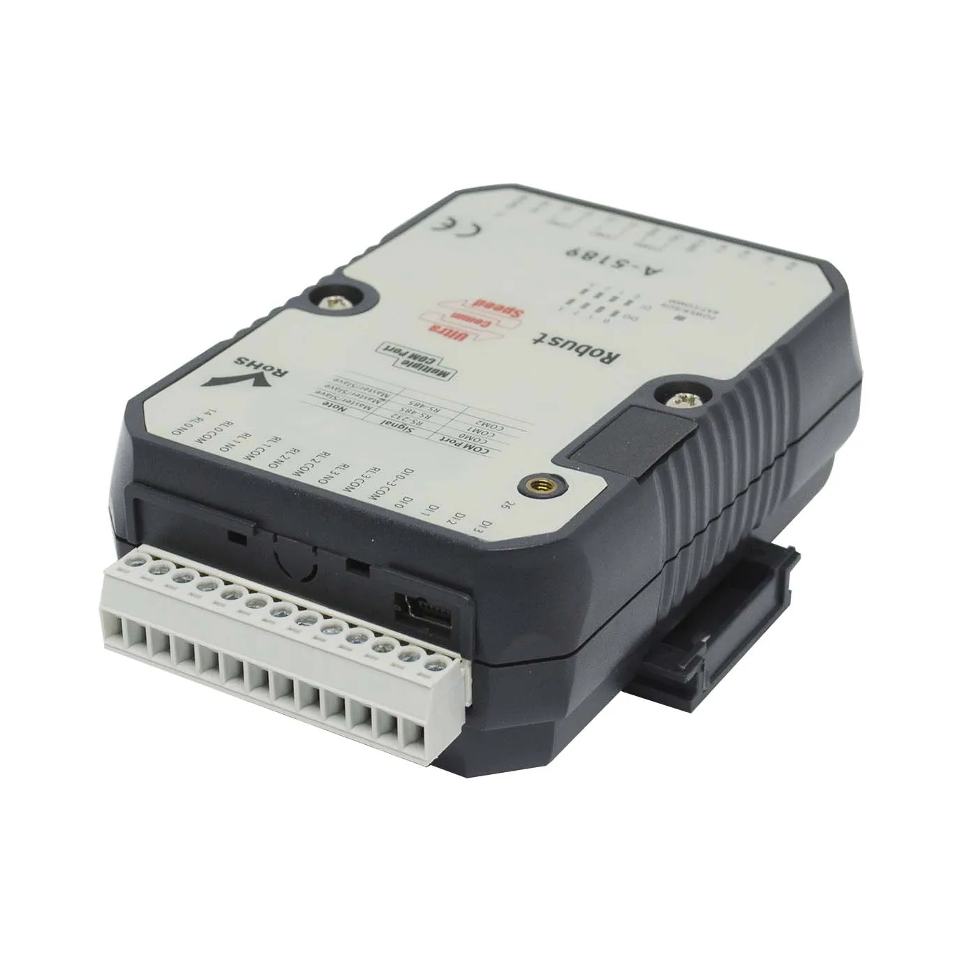 Mini Plc-Controller Met 4di 4do (Relais) 4ai (0-10V) RS-485 Poort Comm Modbus Rtu-Protocol (A-5189)*