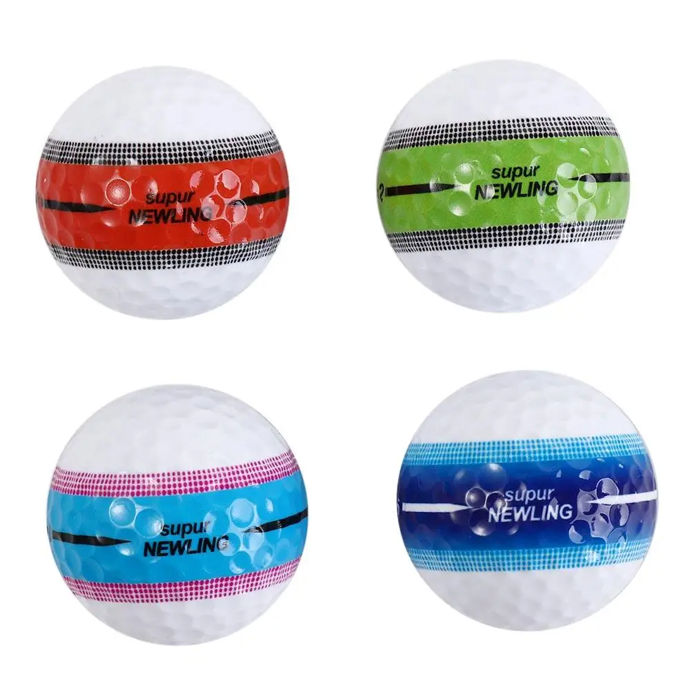 360 ° Aiming Golf Balls Three Layer Sky Blue Golf Three Layer Ball Orange Purple Super Long Distance Golf Ball