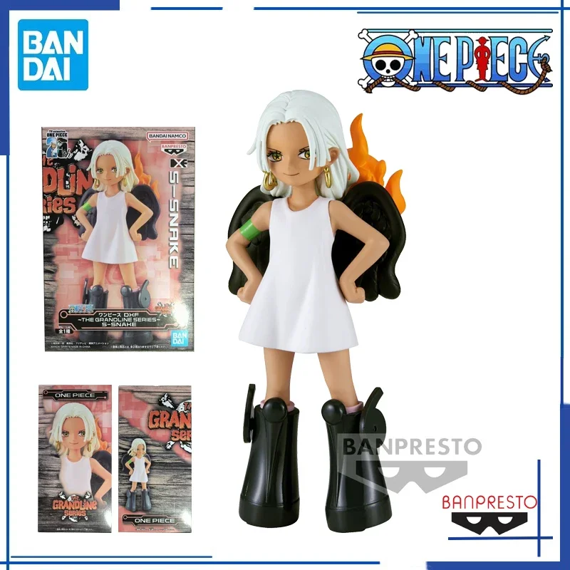 Banpresto Original Genuine One Piece DXF The Grandline Series Egghead 12cm S-SNAKE PVC Model Dolls Toy Collection Action Figure