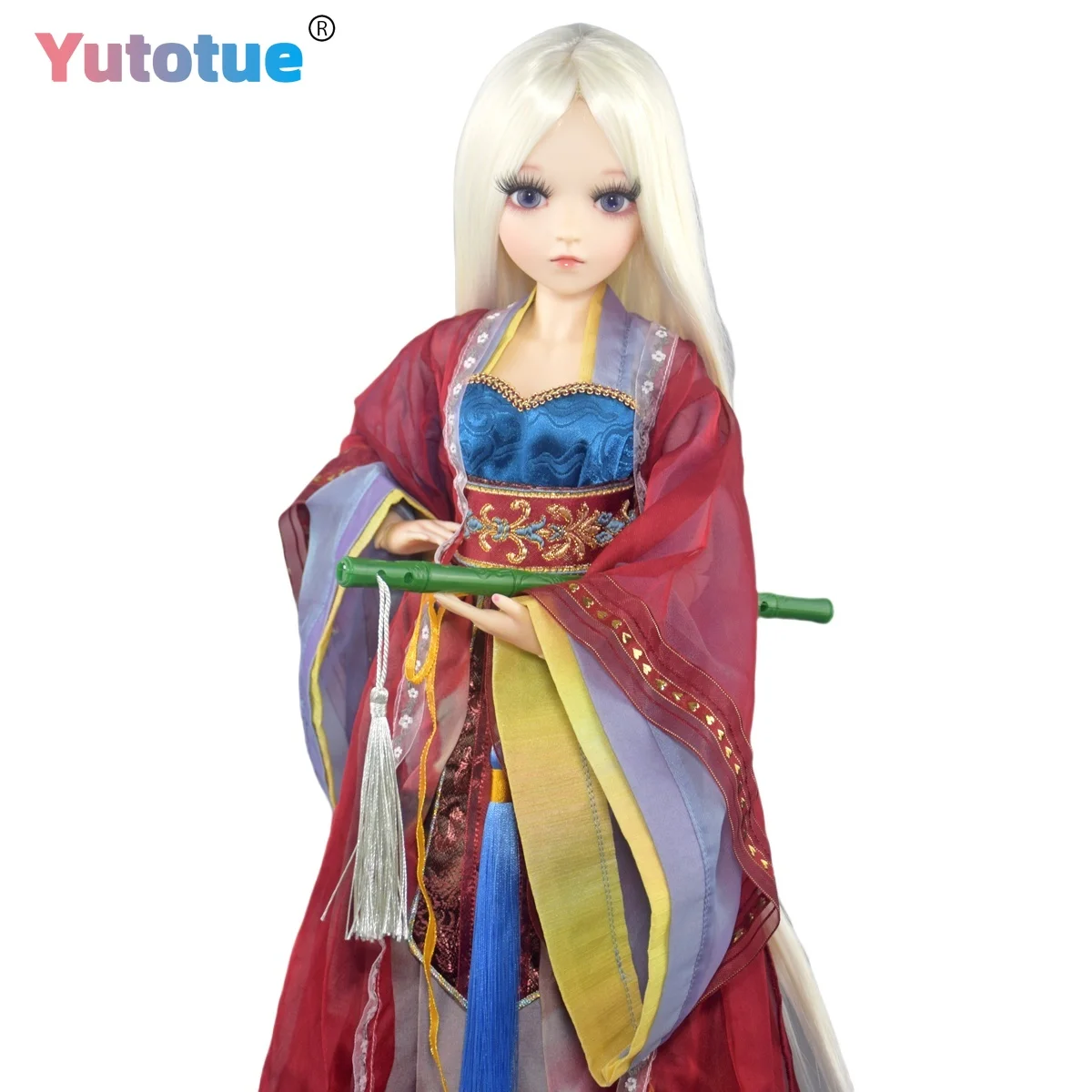 

YUTOTUE 60cm Height Ancient Style Female BJD Doll Toy Eyeballs Changeable Upgrade Makeup Lifelike
