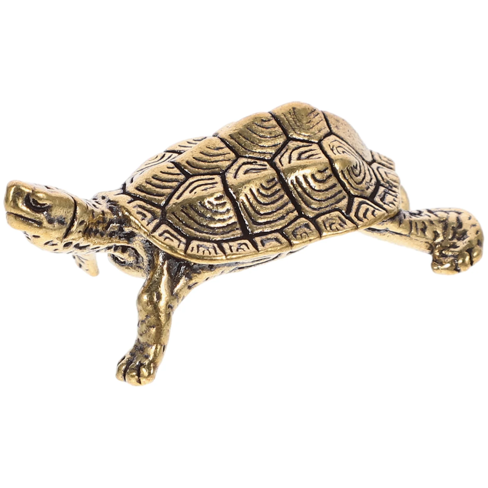 

Brass Longevity Turtle Desktop Decoration Creative Sculpture Tea Pet Adornment Home Office Tabletop nament Premium