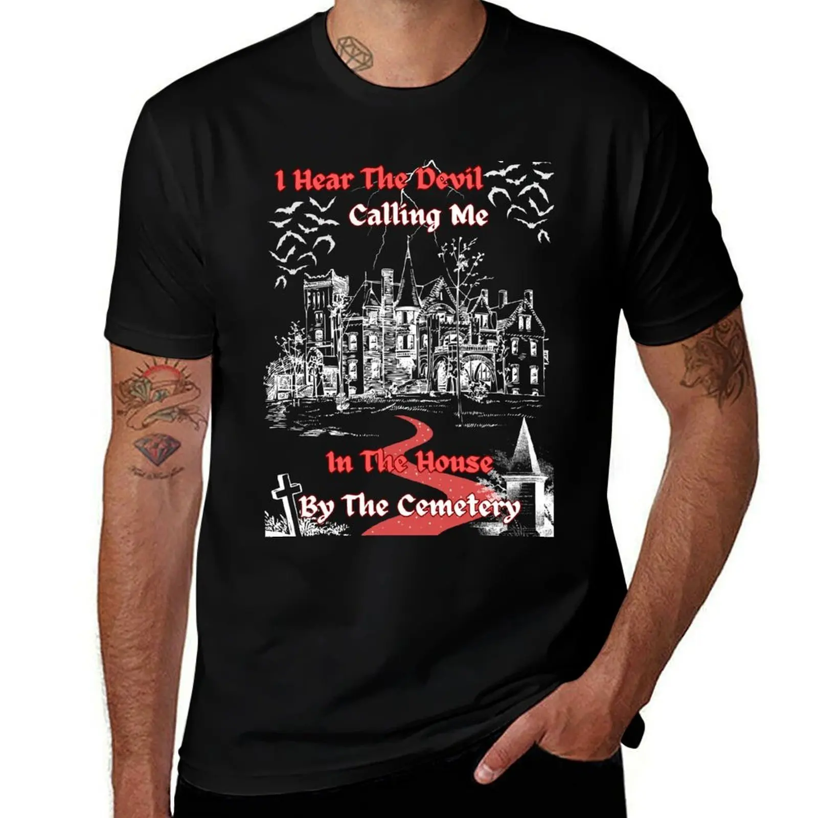 

By The Cemetery T-Shirt man t shirt luxury t shirts designer T-Shirt