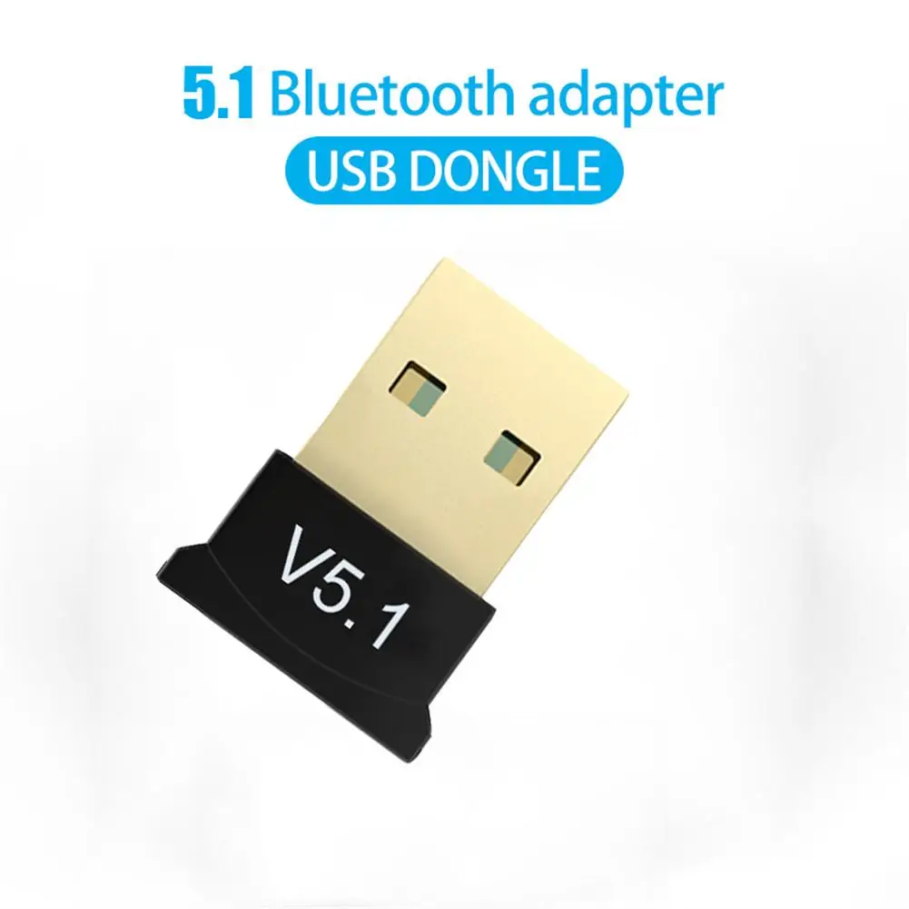 

V5.1 Wireless Usb Bluetooth-compatible 5.1 Adapter Aux Transmitter Music Receiver Adapter For Pc Laptop