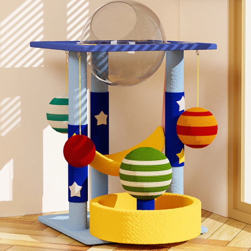 

Climbing Frame Nest Tree Integrated Space Capsule Sisal Cat Climber