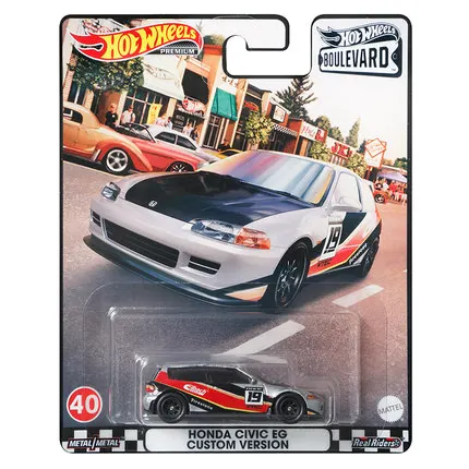 Оригинальный Автомобильный бульвар Hot Wheels Premium Toyota литая под давлением 1/64 автомобиль Volkswagen Benz Nissan Boys игрушки для детей и