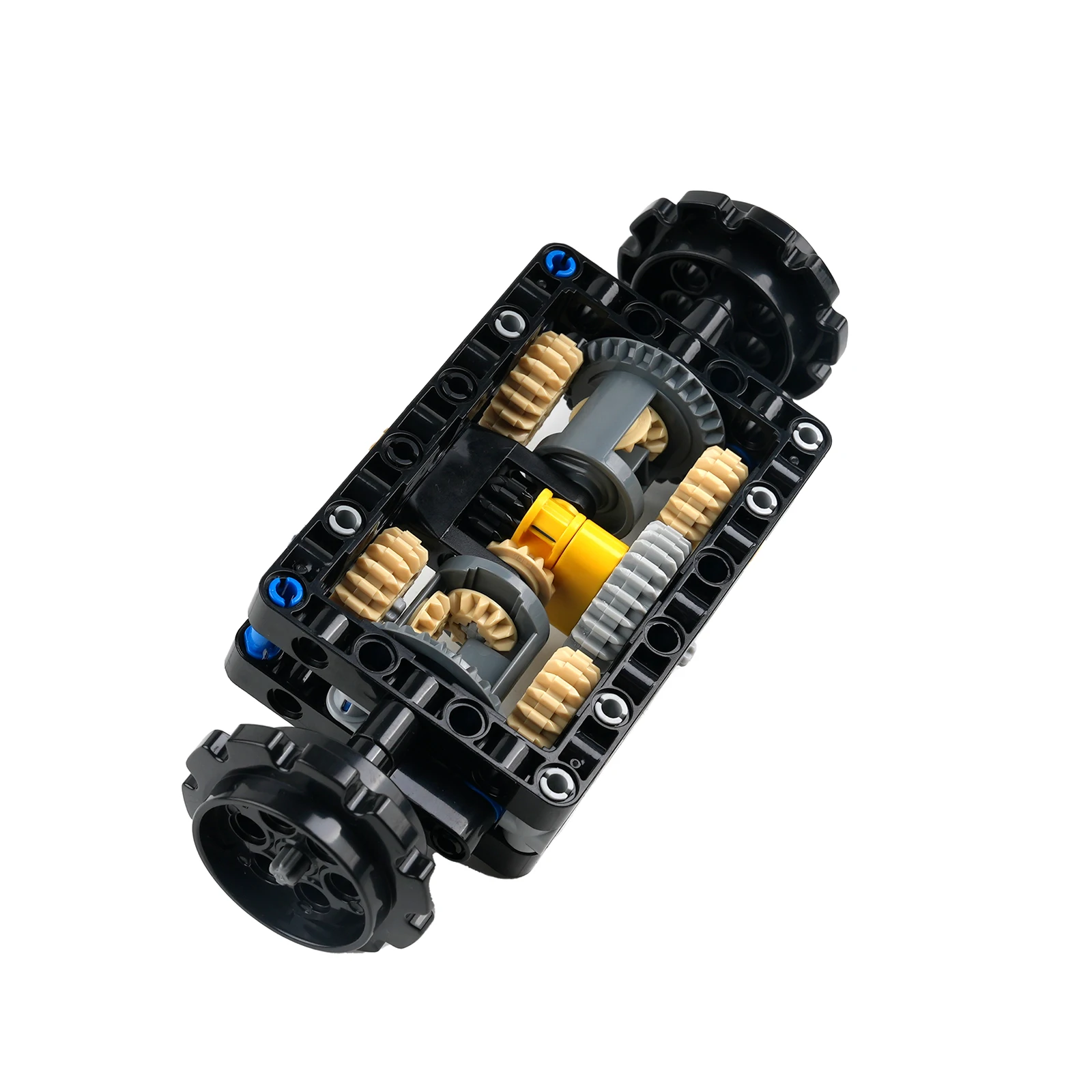 MOC 19788 タンクステアリングビルディングブロックギアパワーモーター制御差動穴アームビームアセンブリ STEM 知育玩具