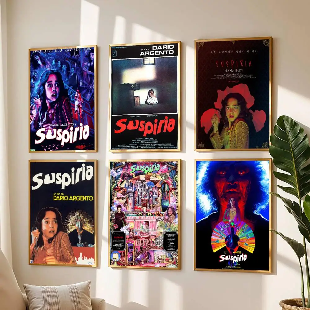 classic movie S-Suspiria-A Painting Calligraphy Boho Botanical Decor for Living Room  Elegant Home Style