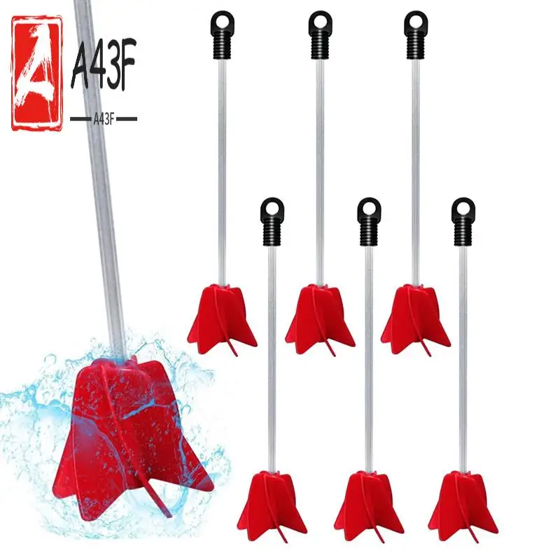 

A43F-12 Inch Paint Stirrer For Drill Reusable Drill Mixer Attachment Resin Mixer Helix Drill Paint Mixer