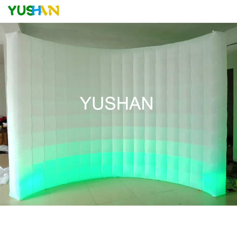 10*8FT-3m Inflatable Photo Booth Backdrop Wall Inflatable Led  Wall Photography Backdrops For Adversiting Party