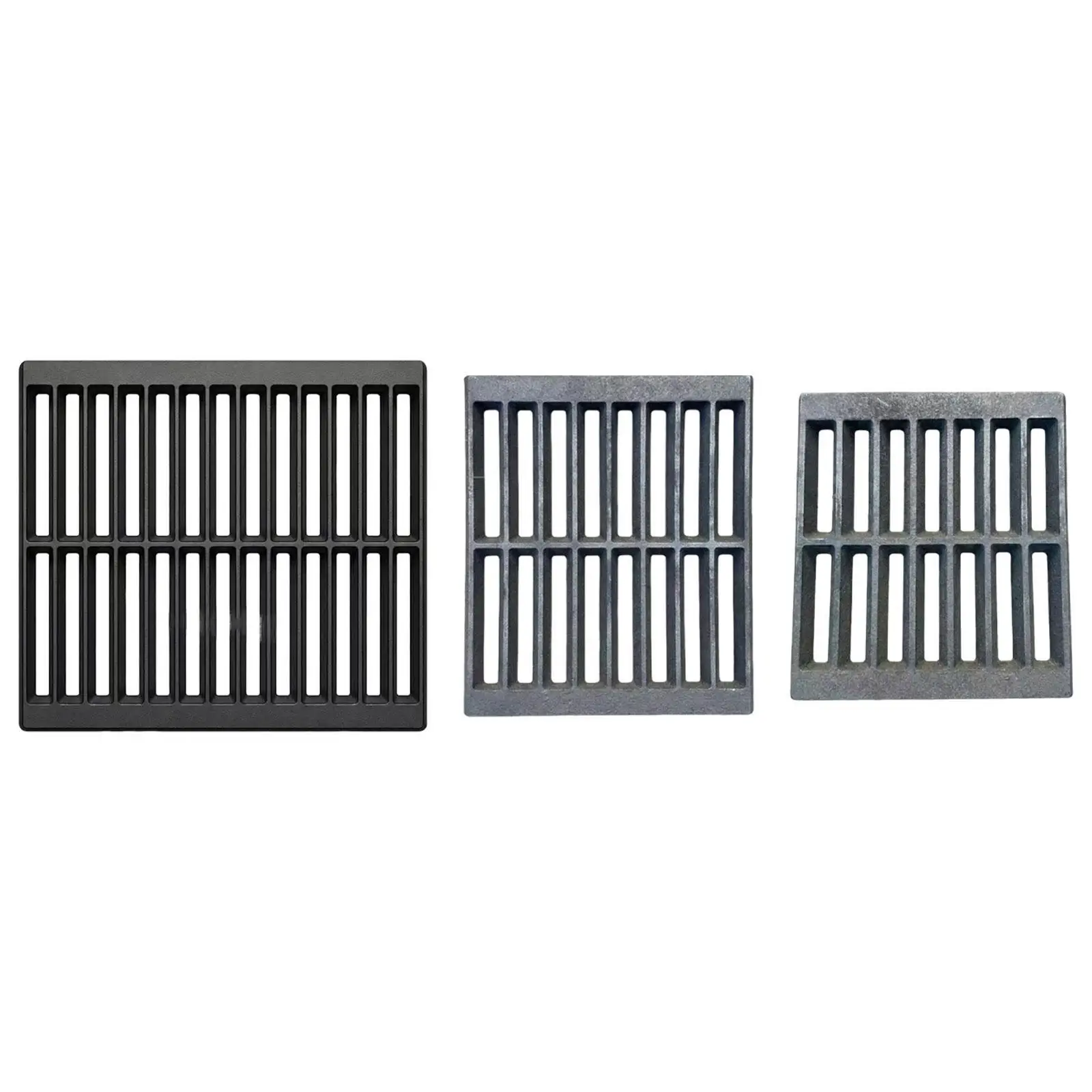 Matte Cast Iron Grill Grate for Barbecue Iron Fire Pit Outdoor Grill Replacement Efficient Heat Retention