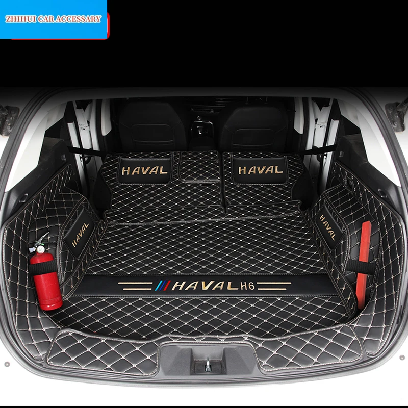 

For GWM Haval Hover H6 3TH 2021 2022 Car Accessories Trunk Protection PU Leather Mat Catpet Interior Cover Part Auto Styling