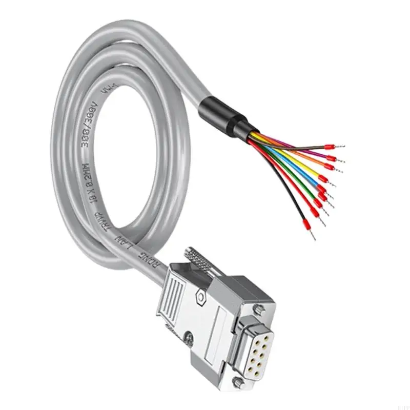 E1PF DB9 RS232 Cable Male to Female Simple Cord Industrial Straight Through
