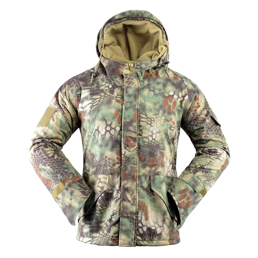 

10 Colors F/W Men's Jacket Windbreaker Winter Warm Fleece Camouflage Coat Winter Fleece Lining Thick Hunting Jacket For Men