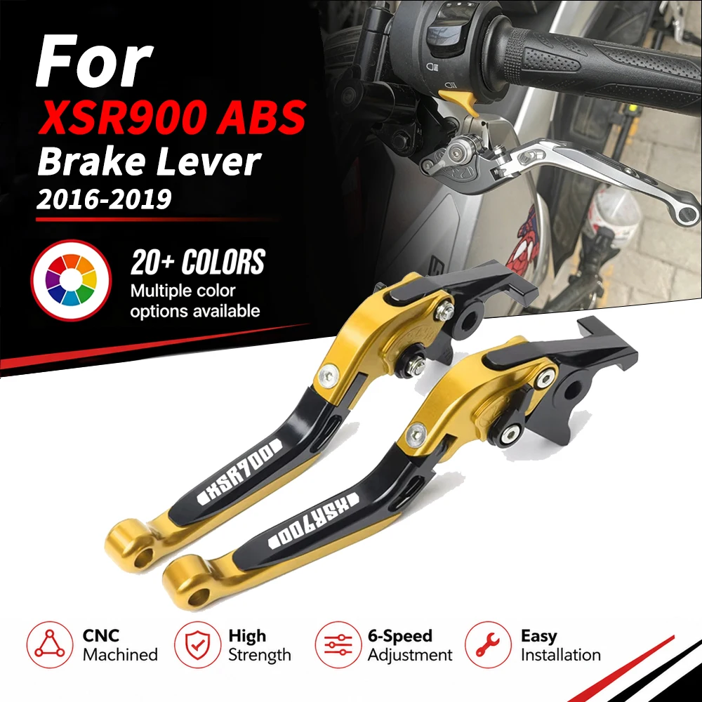 For YAMAHA XSR 900 XSR900 2016-2019 Motorcycle Accessories CNC Short/Long Brake Clutch Levers Ajustable Folding Handle Levers