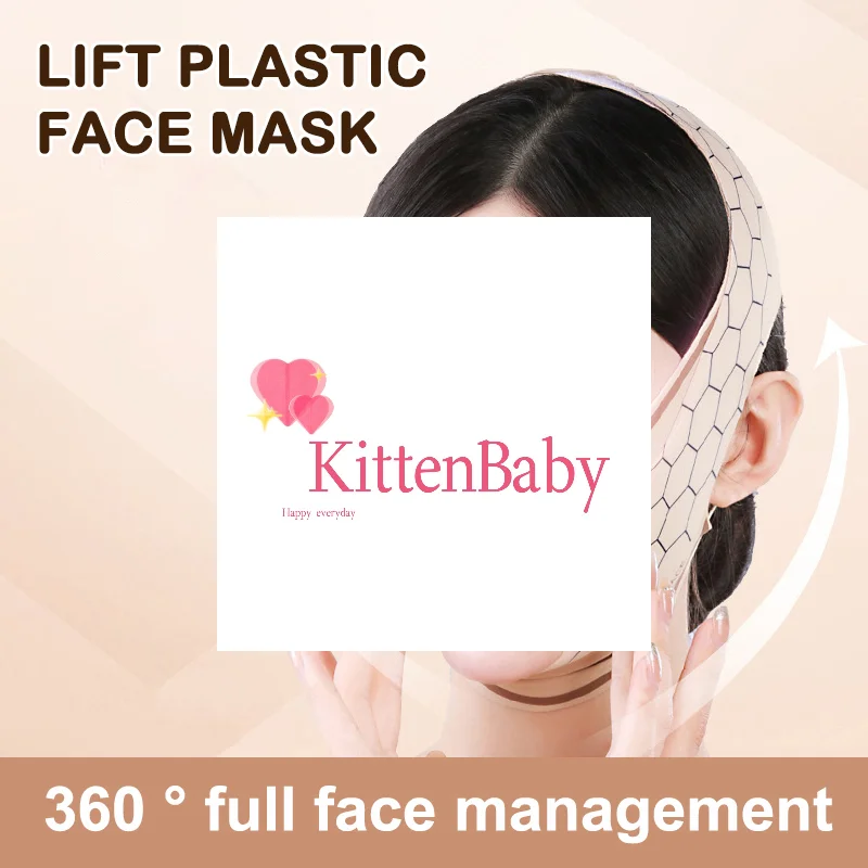 الذقن الخد التخسيس ضمادة الخامس شكل خط رفع قناع مرونة البوليستر قناع الوجه الجمال الصحة المضادة للتجاعيد حزام الفرقة النوم #1