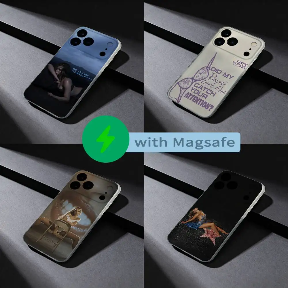 

T-Tate Mcrae So Close To What Phone Case For iPhone 17,16,15,14,13,12,X,XS,Pro,Max,Plus,E,Air,Mini with Magsafe Magnetic Frosted