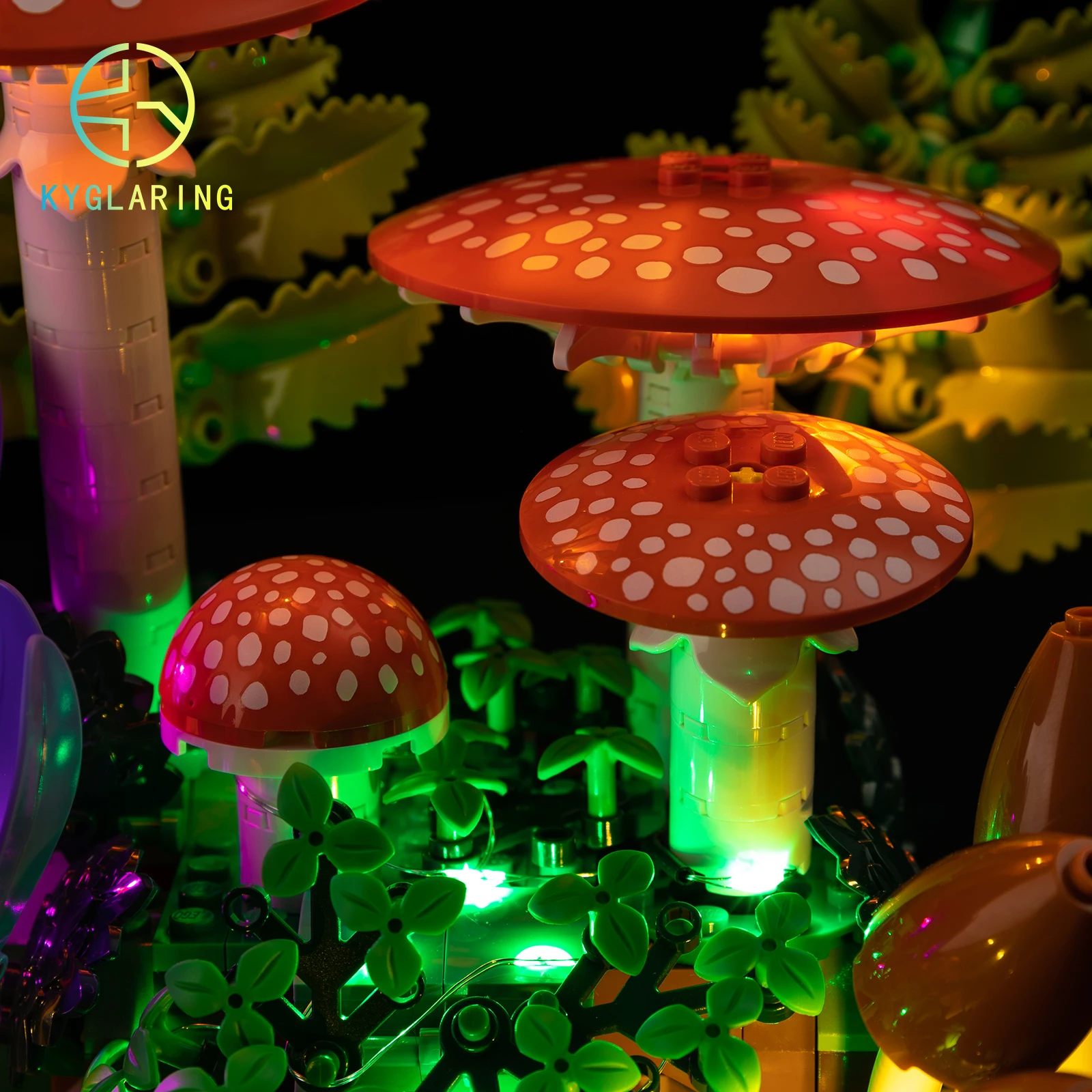 Kyglaring Led Lighting Set Diy Toys for Lego Woodland Mushrooms 11505 Building Blocks (No Model) view 5