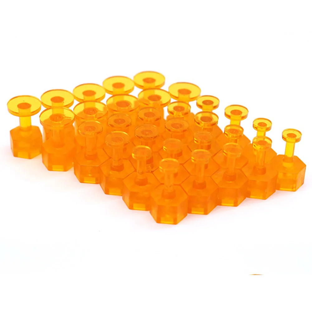 10X S/m/l Three Size Glue Tabs Dent Removal Tools Orange Tabs Auto Paintless Dent Repair Maintenance Tools Car Dent Repair