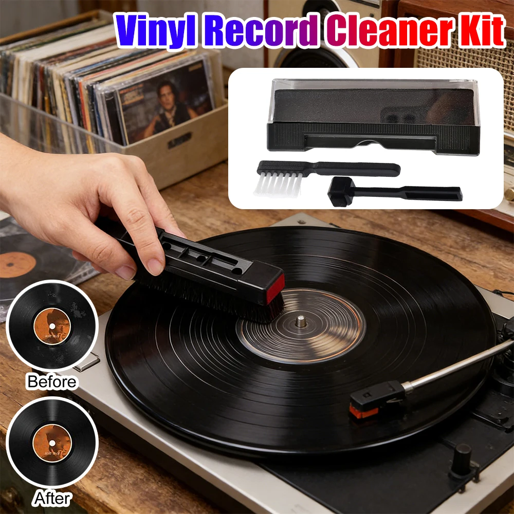 Vinyl Record Cleaner - Набор для чистки виниловых пластинок из