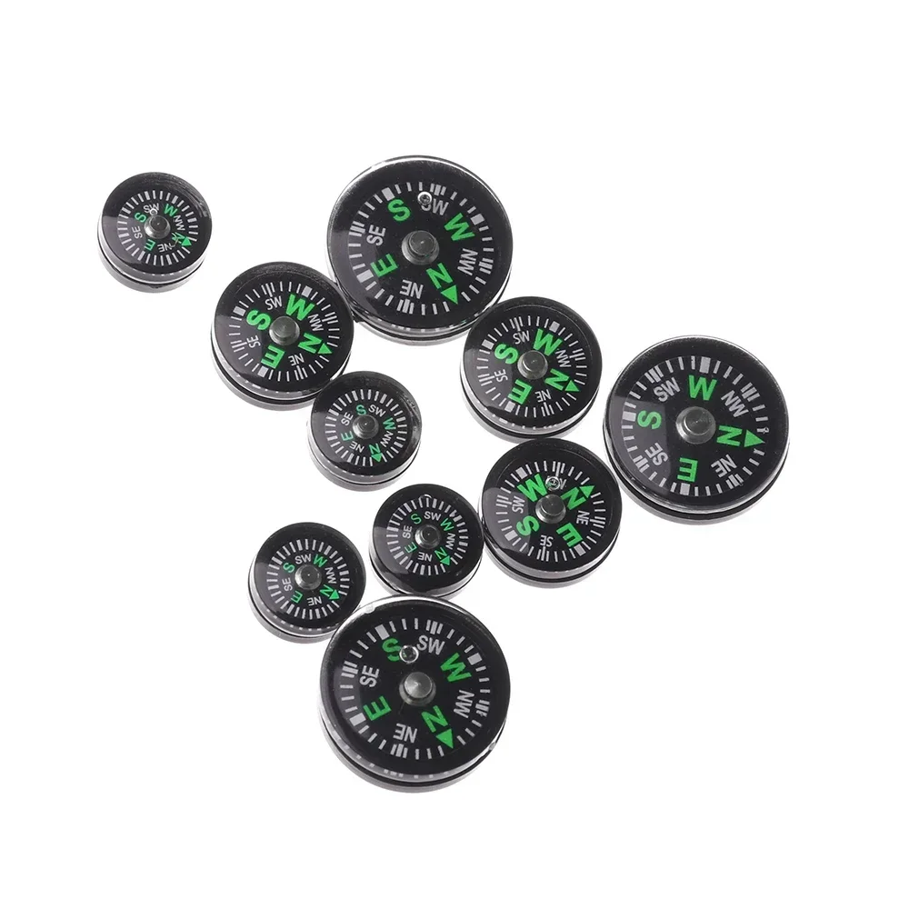 1/50/100 PCS Mini Camping Hiking Oil Filled Compass Navigation Handheld Accurate Compass Survival Compasses Practical Guider