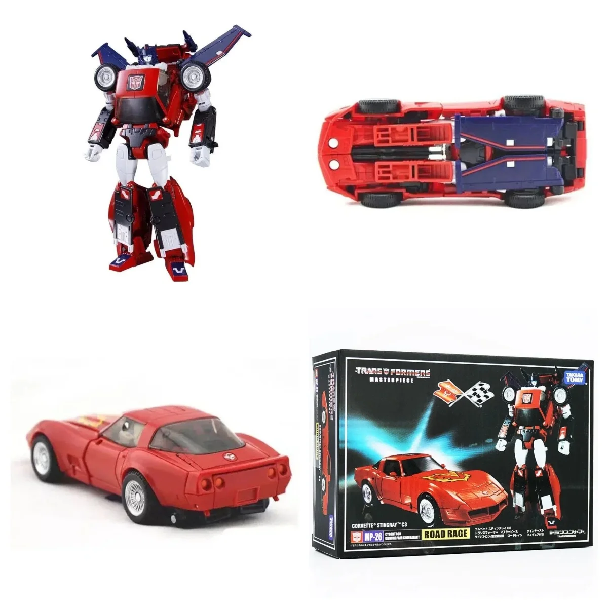 

Takara Tomy Transformers Toys Road Rage Model of Transformers MP-26 Tire Recoating Female Robot Action Figures Toys for Children