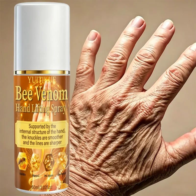 YUITIKUE Multi-nutrient Bee Venom Hand Spray 60ml Long Last Moisturizer Refine Hand Texture Create Smooth Even Complexion