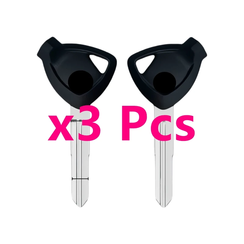 3PCs blank key motorcycle replace uncut magnet keys for Suzuki an200 an250 an400 AN650 Burgman an 125 250 400