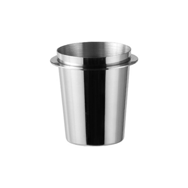 

58Mm Coffee Dosing Cup Stainless Steel Coffee Cup Transport Cup Stainless Steel Universal Powder Collector Durable