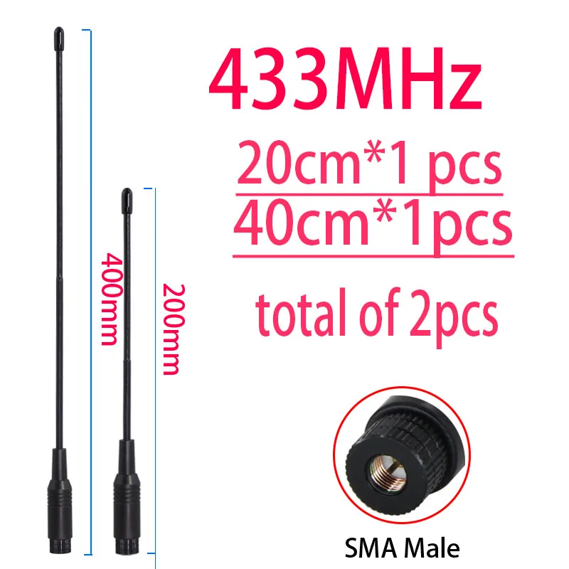 LORA gateway 433MHz antenna high gain SMA Male Connector antena 470-510mhz 580MHZ OMNI Soft antenne 433m IOT waterproof antennas